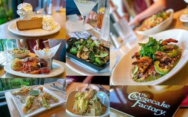he cheesecake factory lunch items