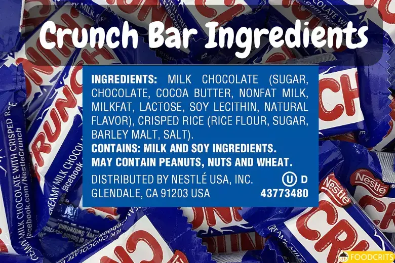 crunch bar ingredients