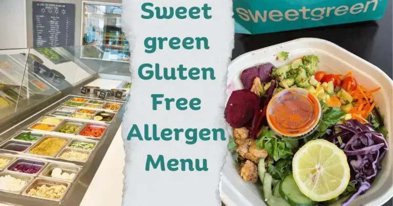 sweetgreen allergen menu